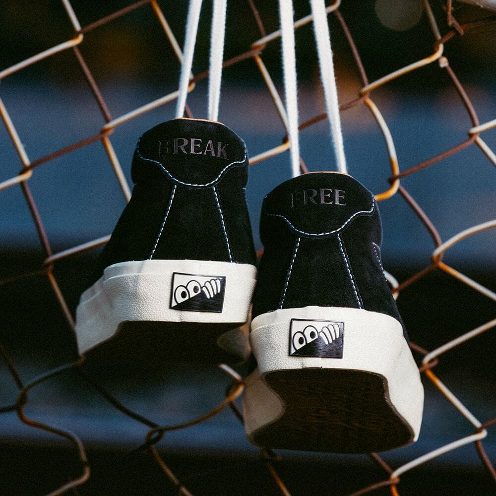 LAST RESORT AB SHOES ラストリゾートエービー シューズ スニーカー VM001 SUEDE MID BLACK/WHITE スケートボード スケボー　10