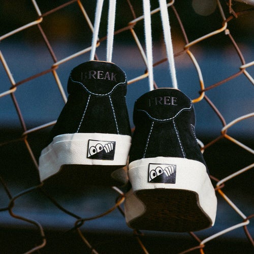 LAST RESORT AB SHOES ラストリゾートエービー シューズ スニーカー VM001 SUEDE MID BLACK/WHITE スケートボード スケボー　10