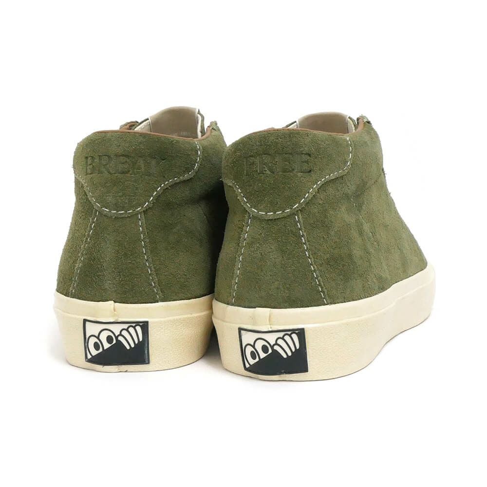 LAST RESORT AB SHOES ラストリゾートエービー シューズ スニーカー VM001 SUEDE MID OLIVE/WHITE スケートボード スケボー 4