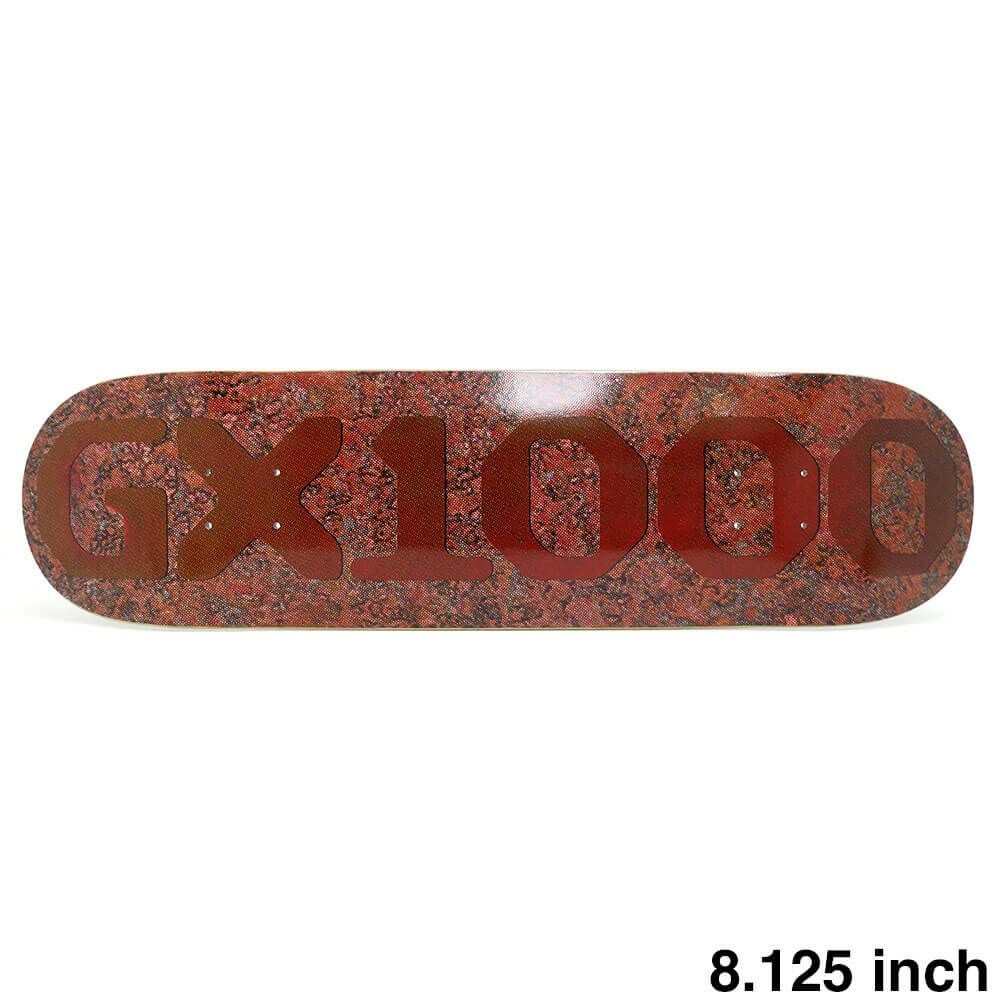 GX1000 DECK ジーエックス1000 デッキ TEAM OG LOGO PATINA PINK 8.125 スケートボード スケボー 1