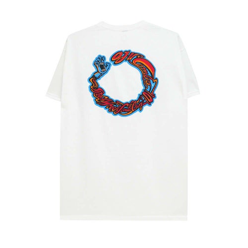 OJ WHEEL T-SHIRT オージェー ウィール Tシャツ SPEED WHEELS SCREAMING HAND WHITE スケートボード スケボー 