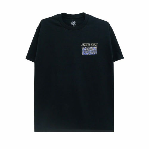 SANTA CRUZ T-SHIRT サンタクルーズ Tシャツ DRESSEN EVO BLACK スケートボード スケボー 1