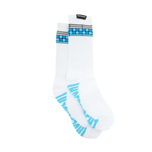 INDEPENDENT SOCKS インディペンデント ソックス 靴下 TILE SPAN WHITE スケートボード スケボー 3