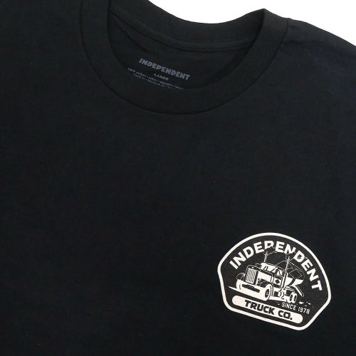 INDEPENDENT T-SHIRT インディペンデント Tシャツ INDEPENDENT TRUCKING BLACK スケートボード スケボー 2