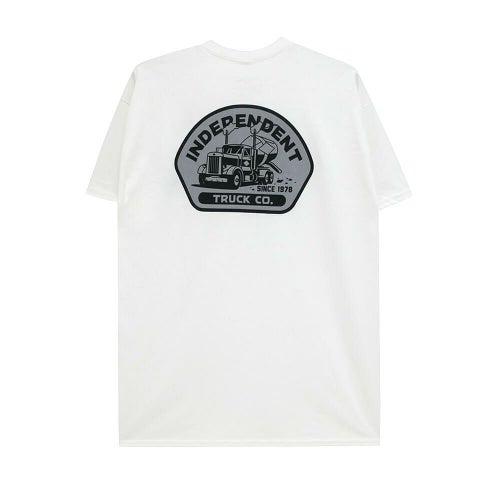  INDEPENDENT T-SHIRT インディペンデント Tシャツ INDEPENDENT TRUCKING WHITE スケートボード スケボー 