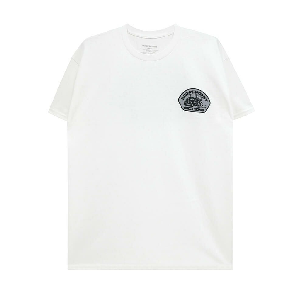  INDEPENDENT T-SHIRT インディペンデント Tシャツ INDEPENDENT TRUCKING WHITE スケートボード スケボー 1