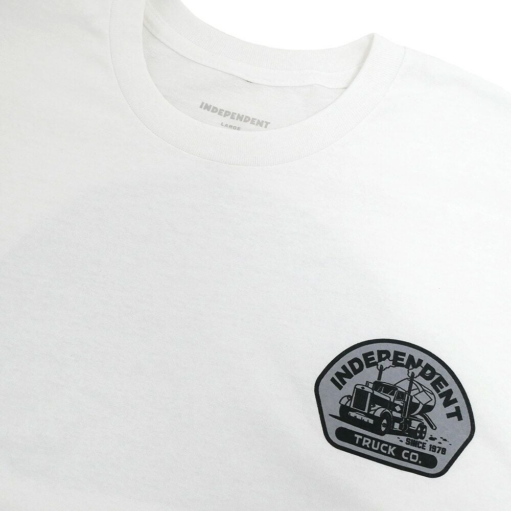  INDEPENDENT T-SHIRT インディペンデント Tシャツ INDEPENDENT TRUCKING WHITE スケートボード スケボー 2