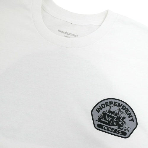  INDEPENDENT T-SHIRT インディペンデント Tシャツ INDEPENDENT TRUCKING WHITE スケートボード スケボー 2