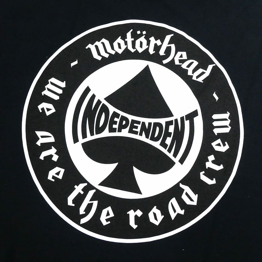  INDEPENDENT T-SHIRT インディペンデント Tシャツ MOTORHEAD SPADE BLACK スケートボード スケボー 3