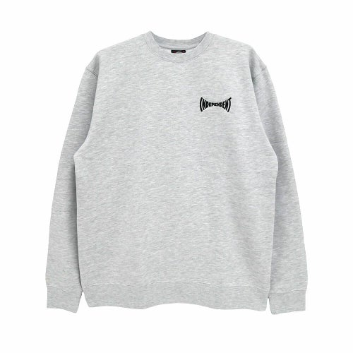 INDEPENDENT CREW SWEAT インディペンデント トレーナー TILE SPAN GREY スケートボード スケボー 1