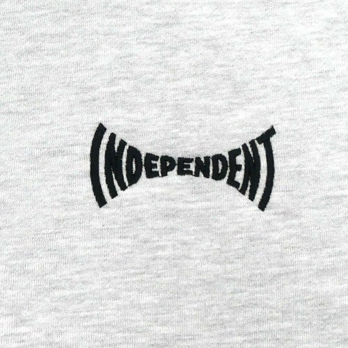 INDEPENDENT CREW SWEAT インディペンデント トレーナー TILE SPAN GREY スケートボード スケボー 3