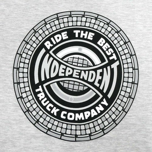 INDEPENDENT CREW SWEAT インディペンデント トレーナー TILE SPAN GREY スケートボード スケボー 4