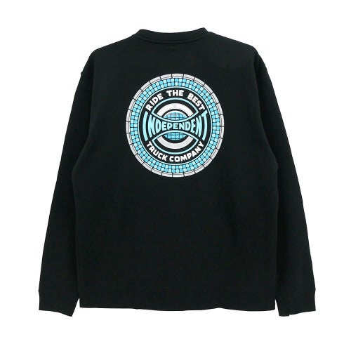  INDEPENDENT CREW SWEAT インディペンデント トレーナー TILE SPAN BLACK スケートボード スケボー 