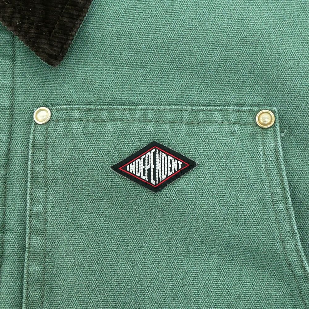 INDEPENDENT JACKET インディペンデント ジャケット LTD SUMMIT WORK GREEN スケートボード スケボー 3