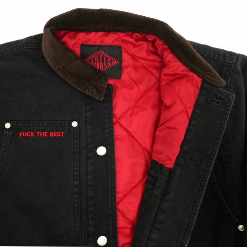 INDEPENDENT JACKET インディペンデント ジャケット LTD SUMMIT WORK BLACK スケートボード スケボー 2