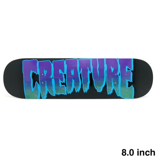 CREATURE DECK クリーチャー デッキ TEAM LTD LOGO OUTLINE STUMPS 8.0 スケートボード スケボー 1