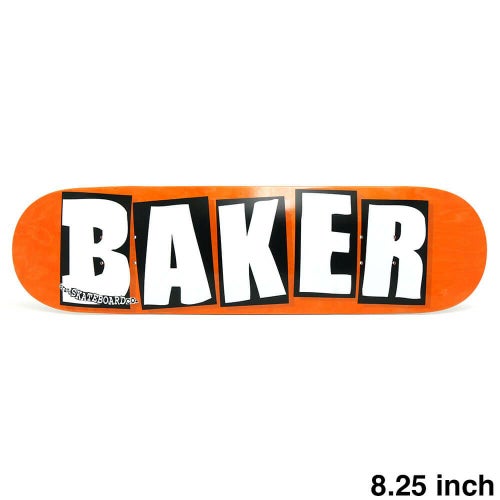 BAKER DECK ベイカー デッキ TEAM BRAND LOGO ORANGE B2 8.25（DSM） スケートボード スケボー　1