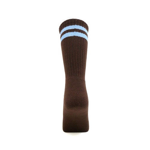 POLAR SOCKS ポーラー ソックス 靴下 HAPPY SAD RIB BROWN/BLUE スケートボード スケボー 2