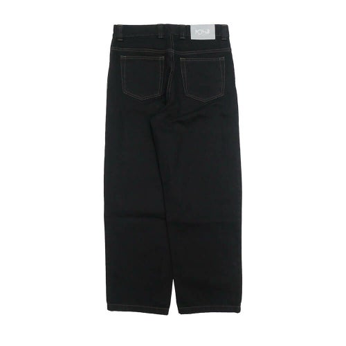 POLAR JEANS ポーラー パンツ ジーンズ 93! DENIM CONTRAST STITCHING BLACK/DARK OLIVE スケートボード スケボー 6