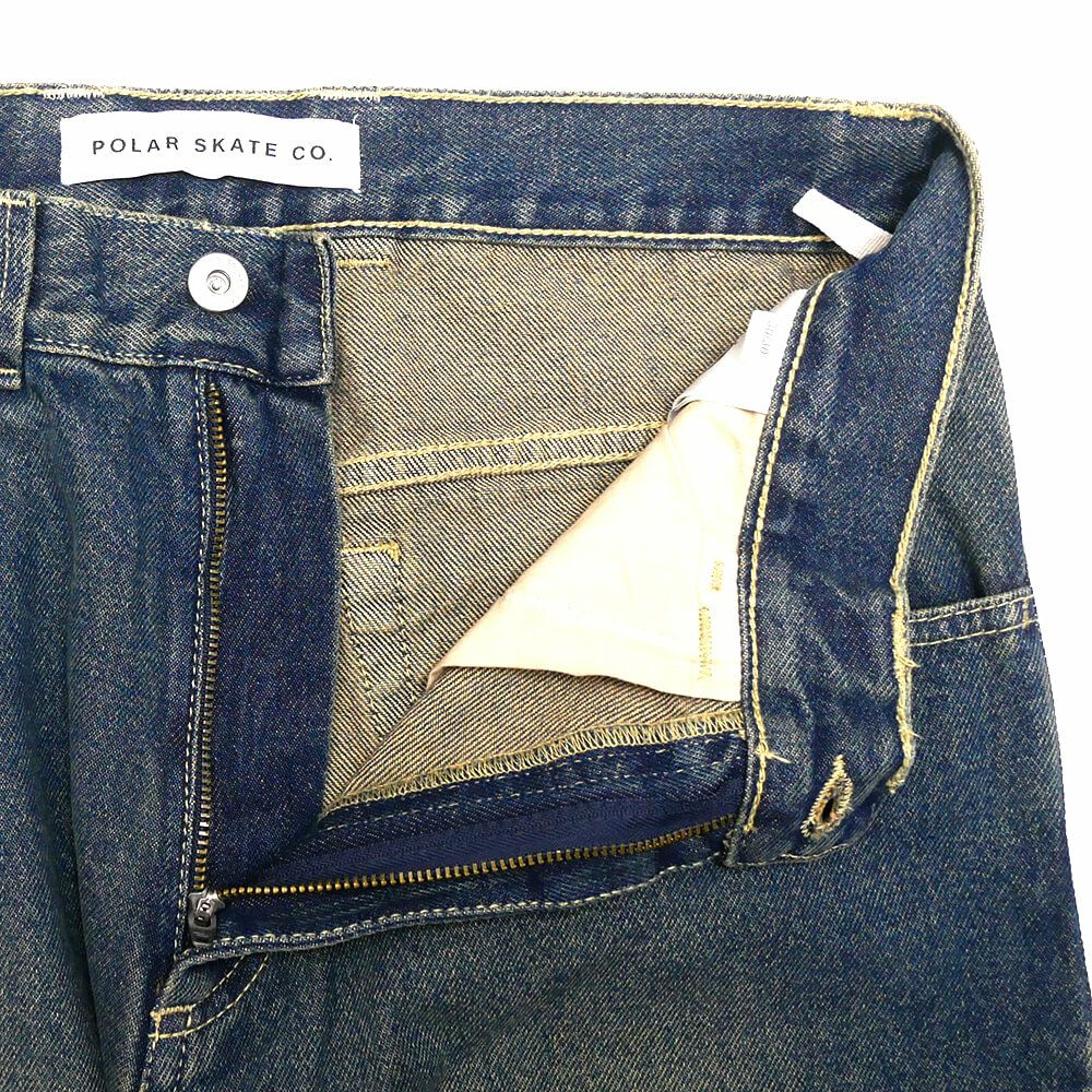 スケートボード polar skate 93 DEN!M POLAR JEANS ポーラー パンツ ジーンズ 93! DENIM DIRTY BLUE スケート