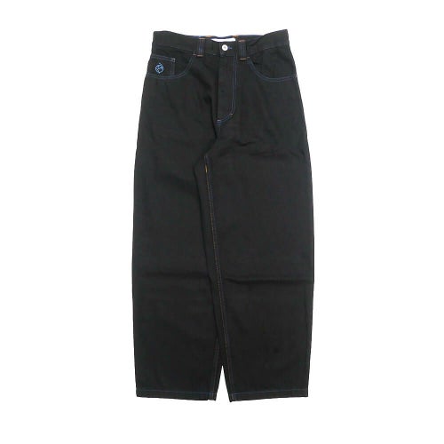 POLAR JEANS ポーラー パンツ ジーンズ ビッグボーイ BIG BOY STITCHING BLACK/BLUE スケートボード スケボー 