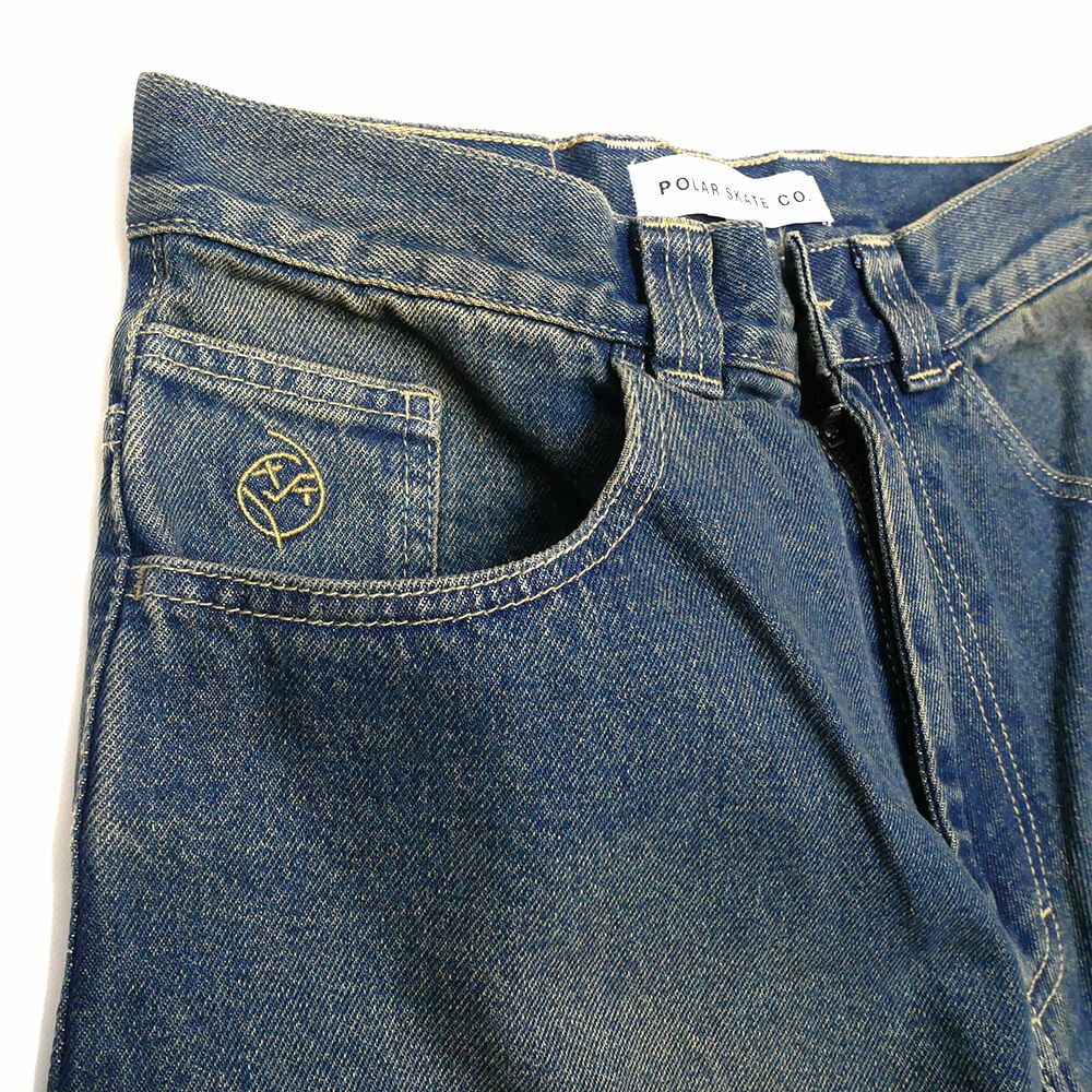 POLAR JEANS ポーラー パンツ ジーンズ ビッグボーイ BIG BOY DIRTY BLUE スケートボード スケボー 1