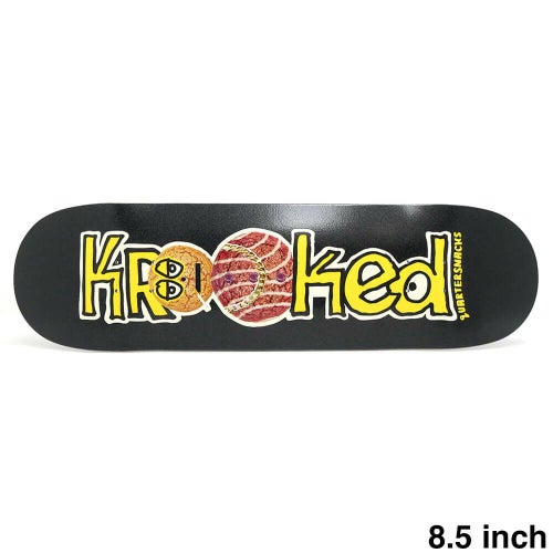 KROOKED DECK クルキッド デッキ KROOKED x QUARTERSNACKS SNACK MAN 8.5 スケートボード スケボー 1