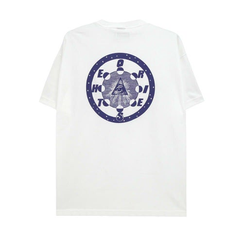 THEORIES T-SHIRT セオリーズ Tシャツ MORNING STAR WHITE スケートボード スケボー 