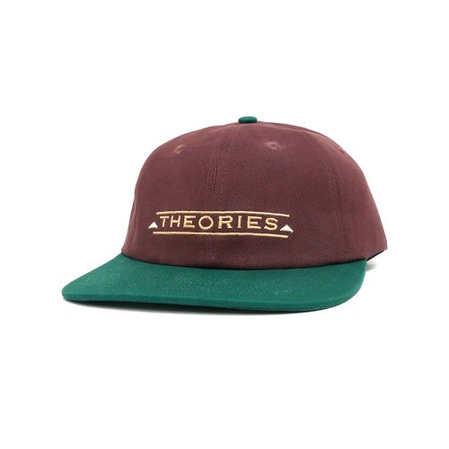 THEORIES CAP セオリーズ キャップ PALMER SNAPBACK BURGUNDI/FOREST スケートボード スケボー 
