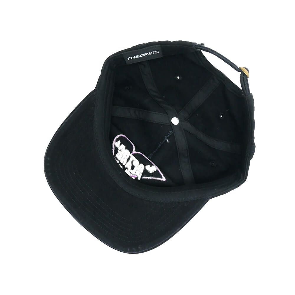 THEORIES CAP セオリーズ キャップ ASTRAL PLANE STRAPBACK BLACK スケートボード スケボー 4