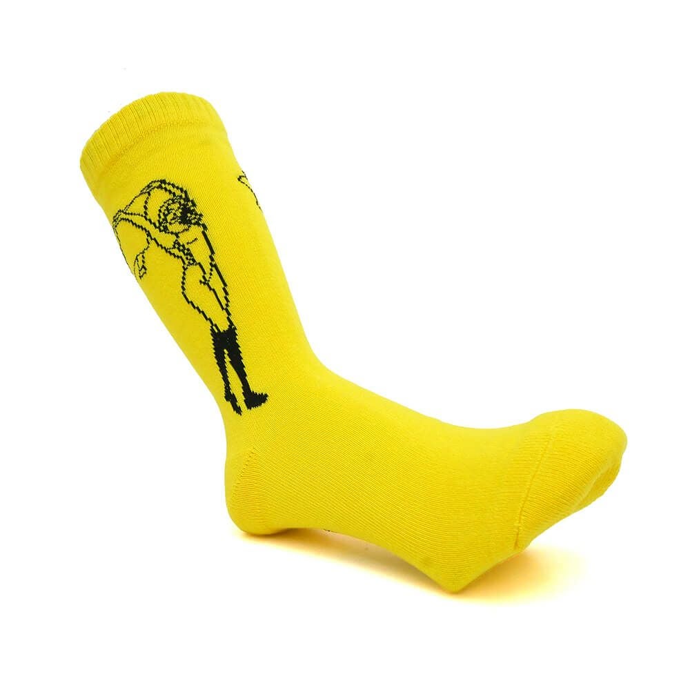 WHIMSY SOCKS ウィムジー ソックス 靴下 OLIVIA YELLOW スケートボード スケボー 