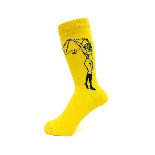 WHIMSY SOCKS ウィムジー ソックス 靴下 OLIVIA YELLOW スケートボード スケボー 1