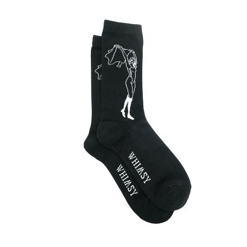 WHIMSY SOCKS ウィムジー ソックス 靴下 OLIVIA BLACK スケートボード スケボー 3