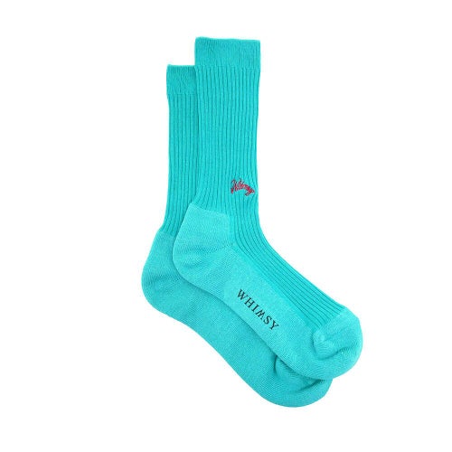 WHIMSY SOCKS ウィムジー ソックス 靴下 EMJAY HAZY BLUE スケートボード スケボー 3