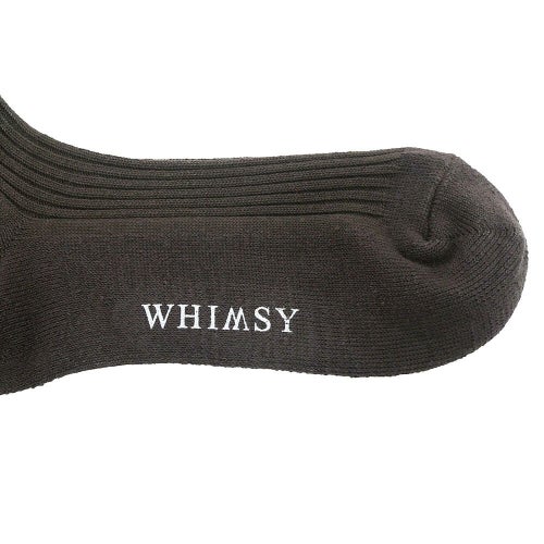  WHIMSY SOCKS ウィムジー ソックス 靴下 EMJAY DARK CHOCO スケートボード スケボー 5