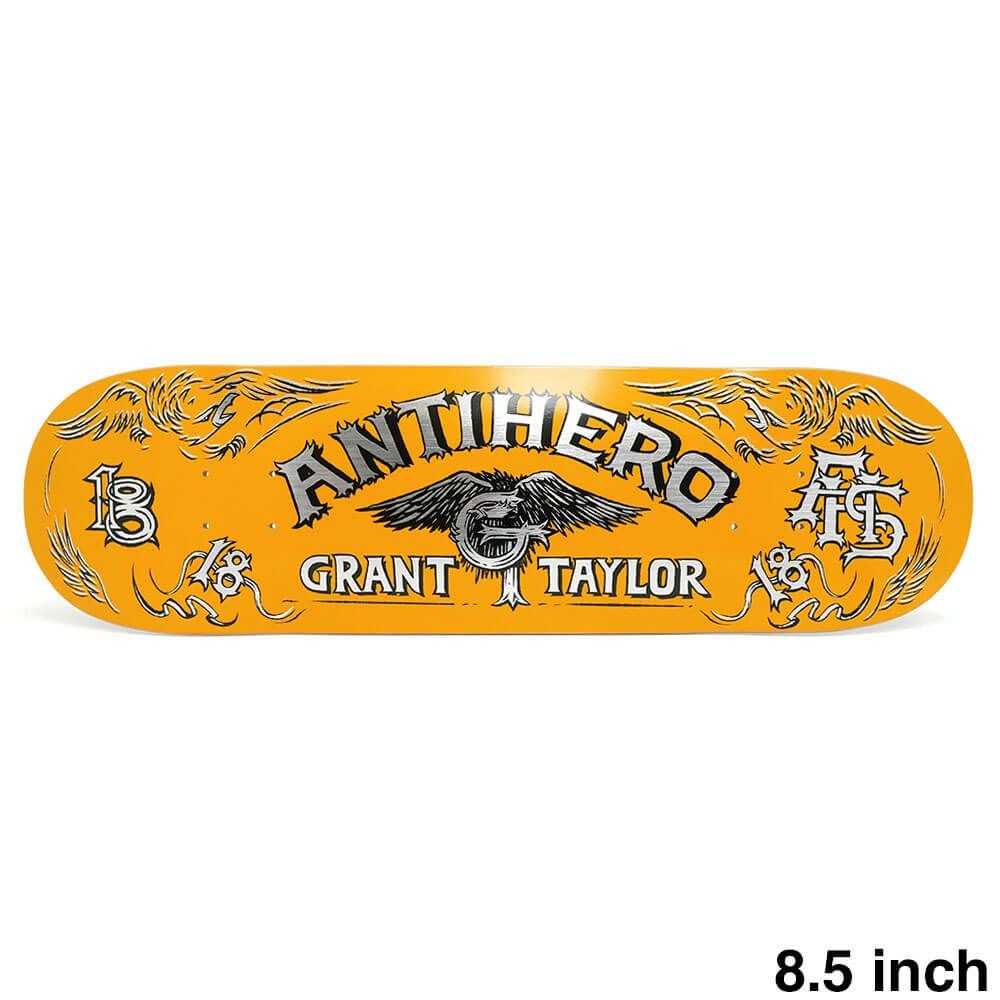 ANTIHERO DECK アンチヒーロー デッキ GRANT TAYLOR CUSTOM 8.5