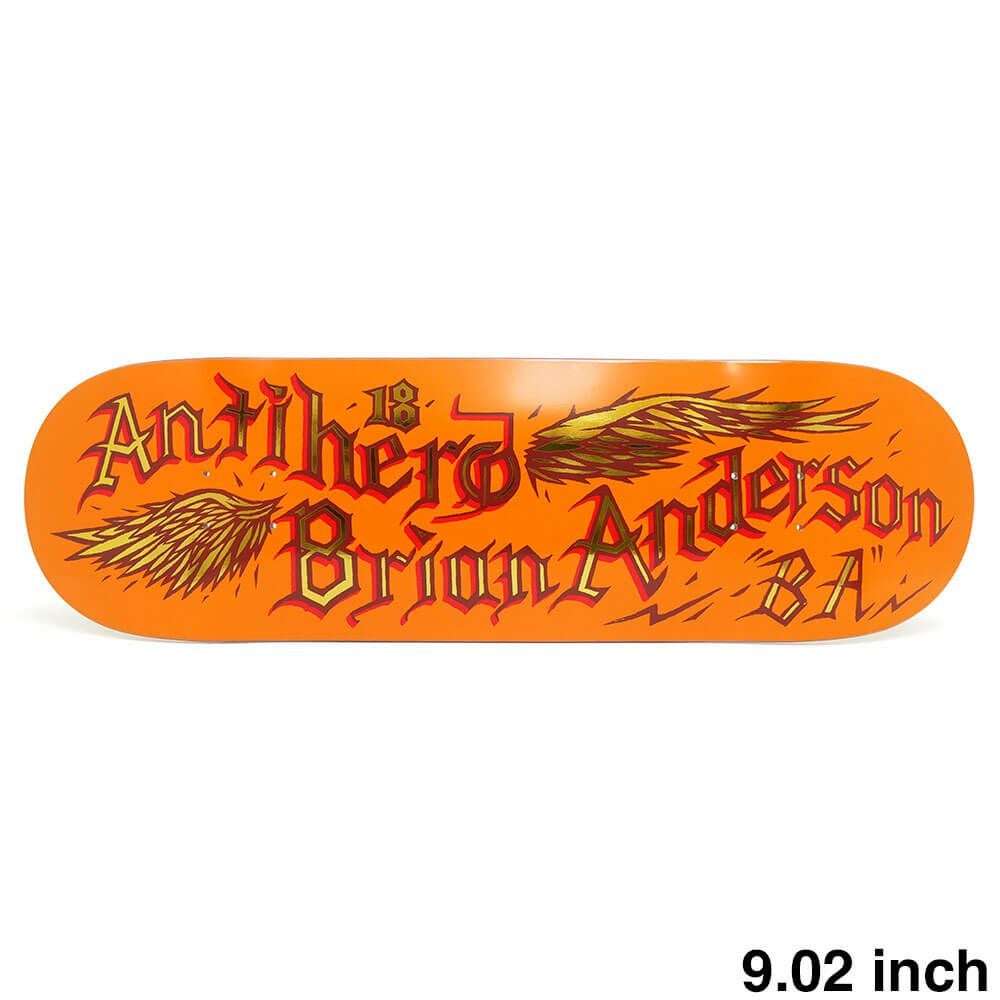 ANTIHERO DECK アンチヒーロー デッキ BRIAN ANDERSON CUSTOM 9.02 スケートボード スケボー 1