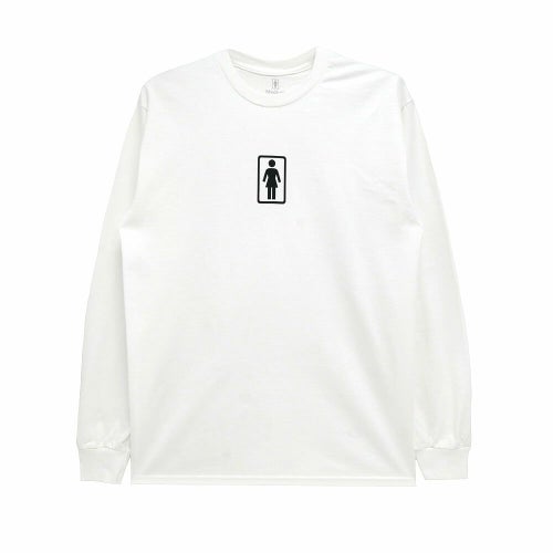 GIRL LONG SLEEVE ガール ロングスリーブTシャツ OG 93 TIL WHITE スケートボード スケボー 