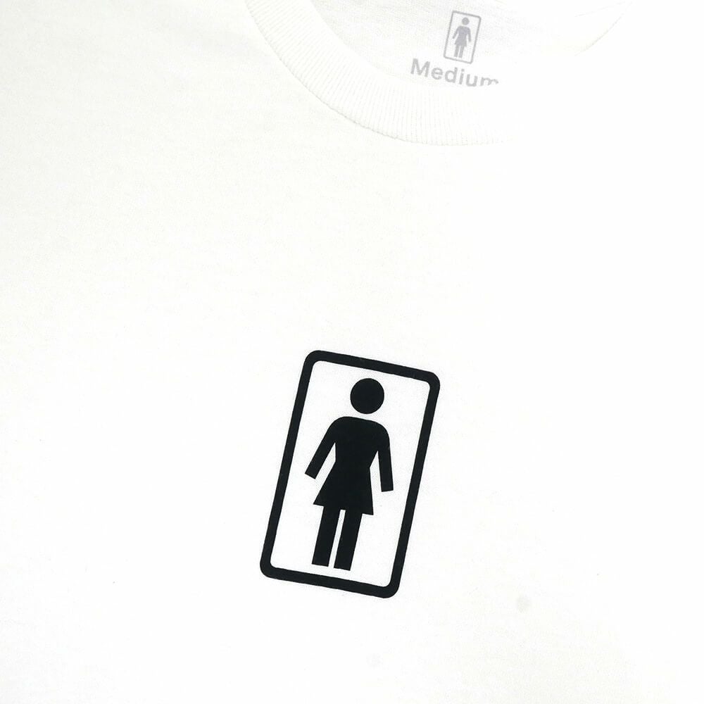 GIRL LONG SLEEVE ガール ロングスリーブTシャツ OG 93 TIL WHITE スケートボード スケボー 1