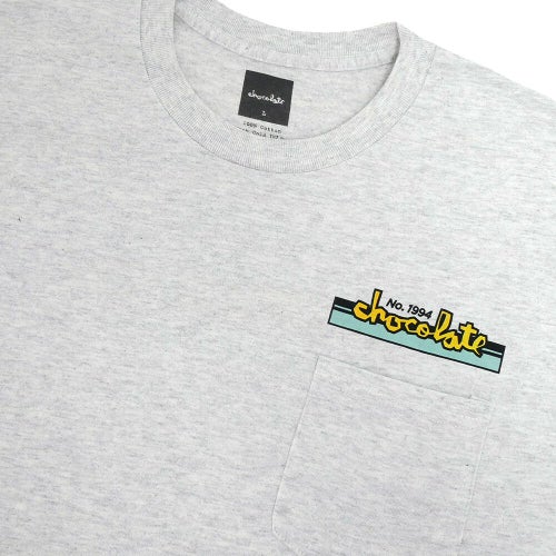 CHOCOLATE T-SHIRT チョコレート Tシャツ CREAT & STREET GREY スケートボード スケボー 1