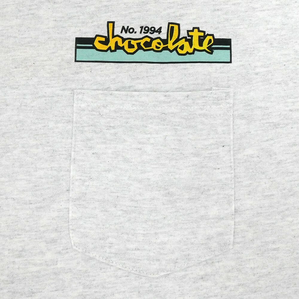 CHOCOLATE T-SHIRT チョコレート Tシャツ CREAT & STREET GREY スケートボード スケボー 2