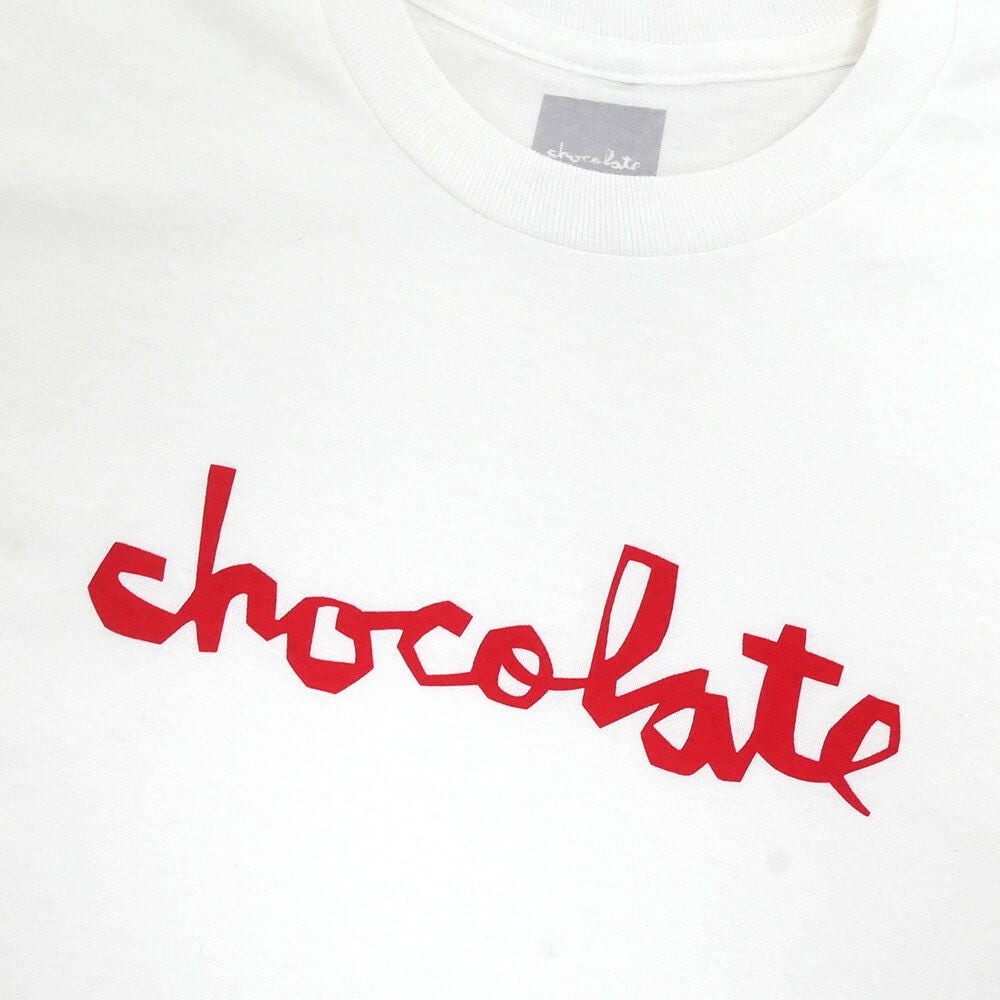 CHOCOLATE LONG SLEEVE チョコレート ロングスリーブTシャツ ORIGINAL CHUNK WHITE スケートボード スケボー 1