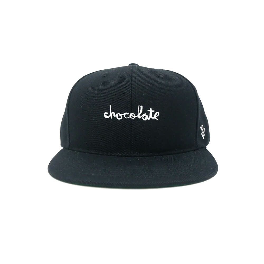  CHOCOLATE CAP チョコレート キャップ ORIGINAL CHUNK '94 SNAPBACK BLACK スケートボード スケボー 1