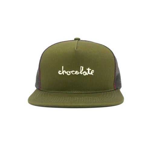 CHOCOLATE MESHCAP チョコレート メッシュキャップ CHOCOLATE CHUNK TRUCKER OLIVE スケートボード スケボー 1