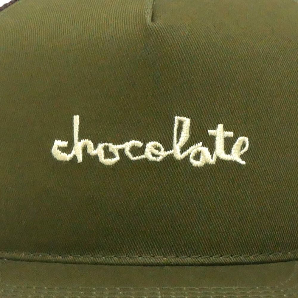 CHOCOLATE MESHCAP チョコレート メッシュキャップ CHOCOLATE CHUNK TRUCKER OLIVE スケートボード スケボー 4