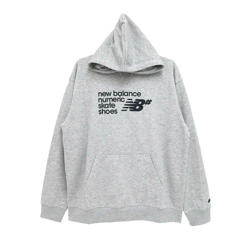 NEW BALANCE NUMERIC HOOD ニューバランス ヌメリック パーカー NUMERIC FRENCH TERRY GREY スケートボード スケボー 