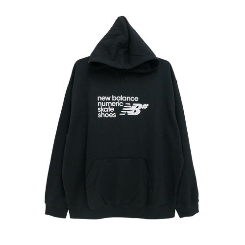 NEW BALANCE NUMERIC HOOD ニューバランス ヌメリック パーカー NUMERIC FRENCH TERRY BLACK スケートボード スケボー 