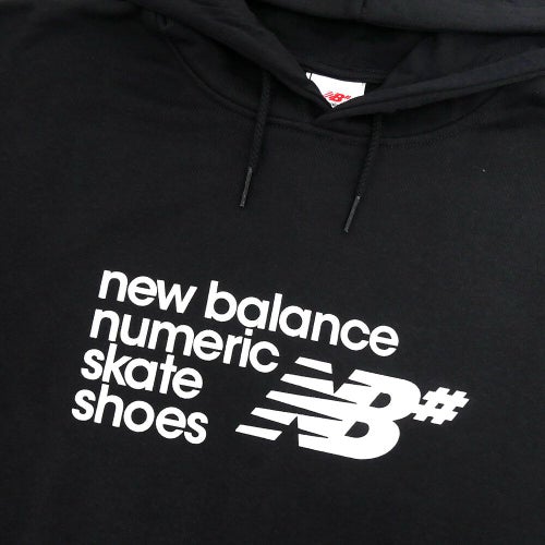 NEW BALANCE NUMERIC HOOD ニューバランス ヌメリック パーカー NUMERIC FRENCH TERRY BLACK スケートボード スケボー 1