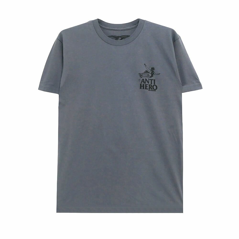 ANTIHERO T-SHIRT アンチヒーロー Tシャツ PHELPS LANCE DBL ASPHALT スケートボード スケボー 1