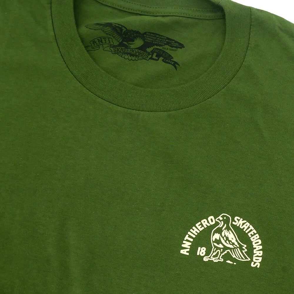 ANTIHERO T-SHIRT アンチヒーロー Tシャツ CLUB HOUSE OLIVE スケートボード スケボー 2
